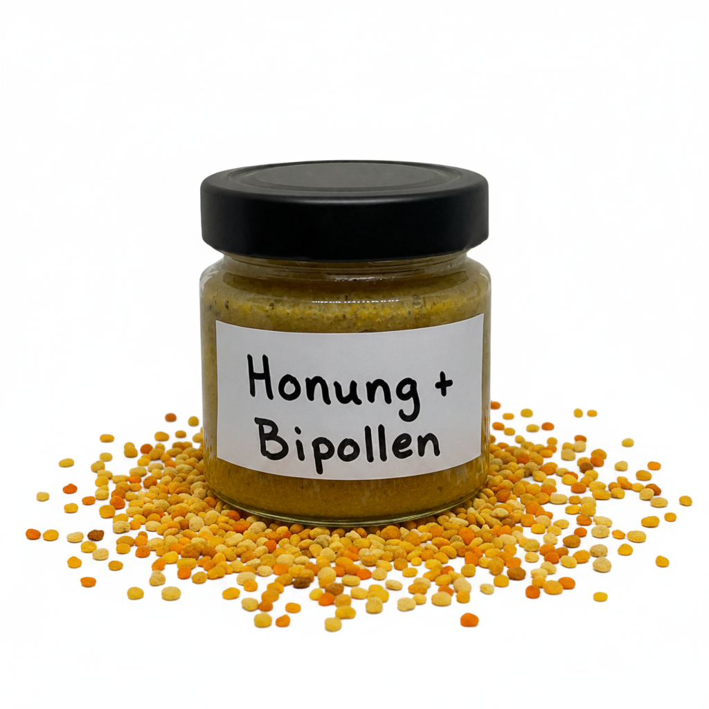 Honig mit Bienenpollen