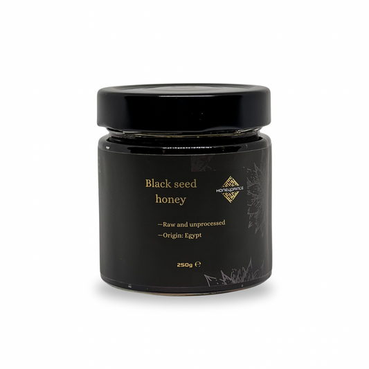 Honey with black cumin from Egypt
