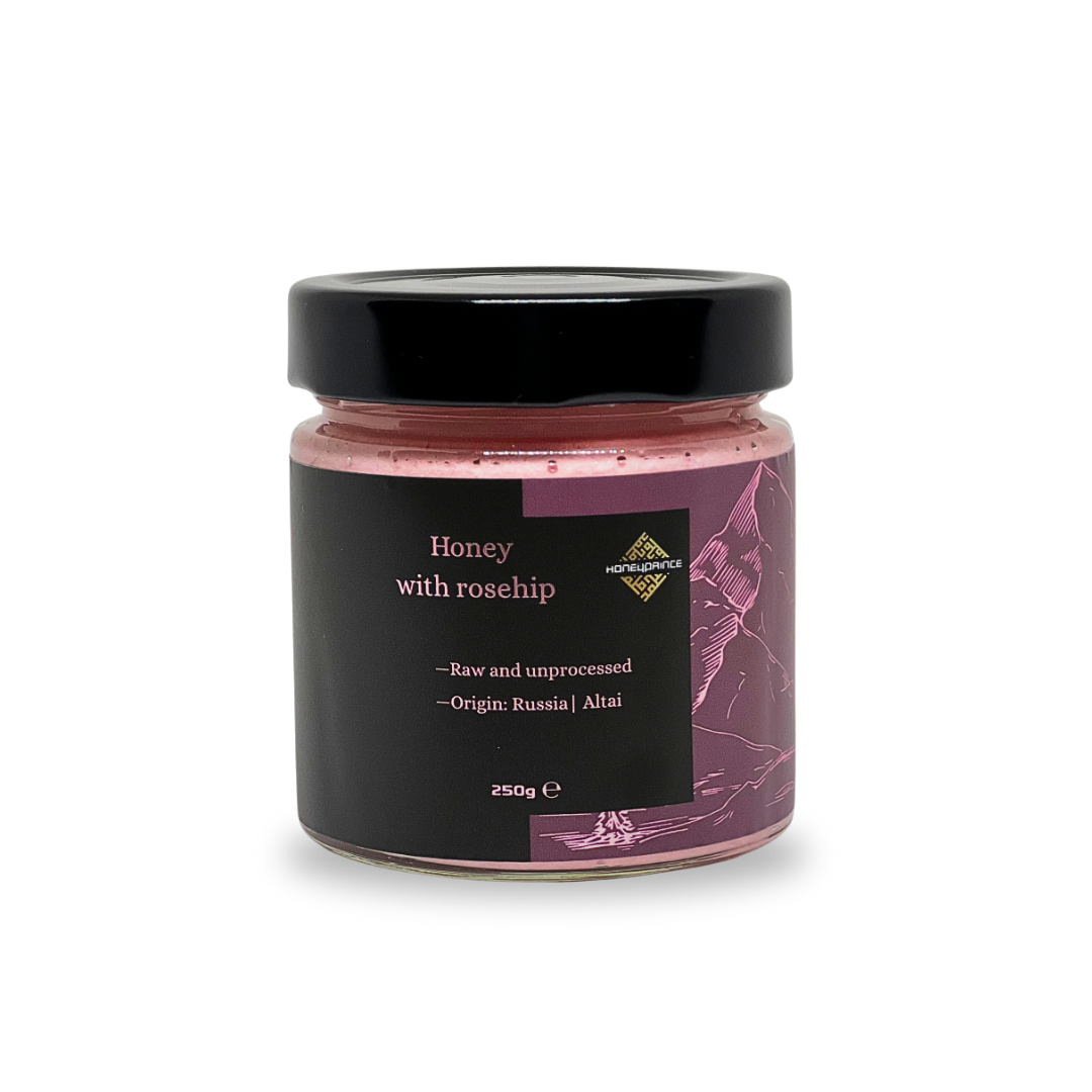 Pink honey from Siberia