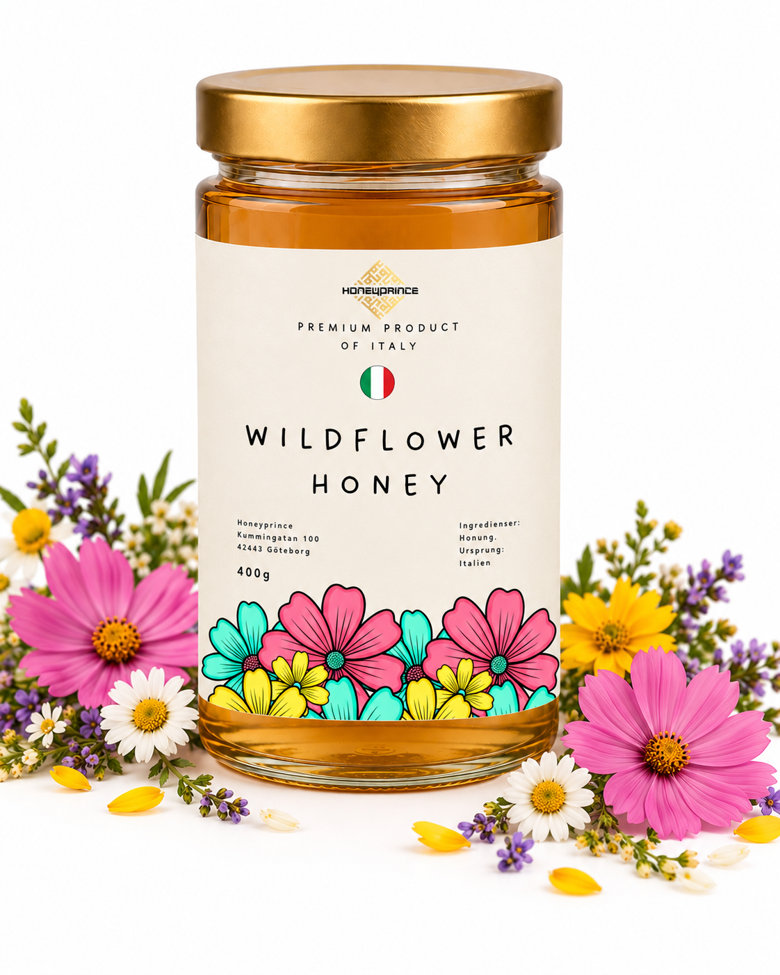Vildblomster honung från Italien 400g